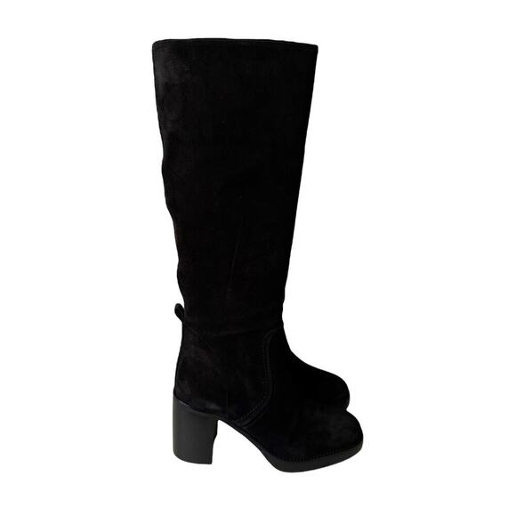 Michael Kors NEW Hayden Suede Knee High Black Boots Size 10 - Picture 2 of 7